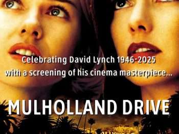 Mulholland Drive promotional flyer, Northcliffe Beanbag Cinema, Southern Forest Arts